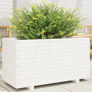 Jardinière en pin blanc massif 90x40x49,5 cm v6858 Vetonek