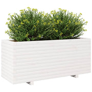 Jardinière en pin blanc massif 110x40x49,5 cm V6902 Vetonek