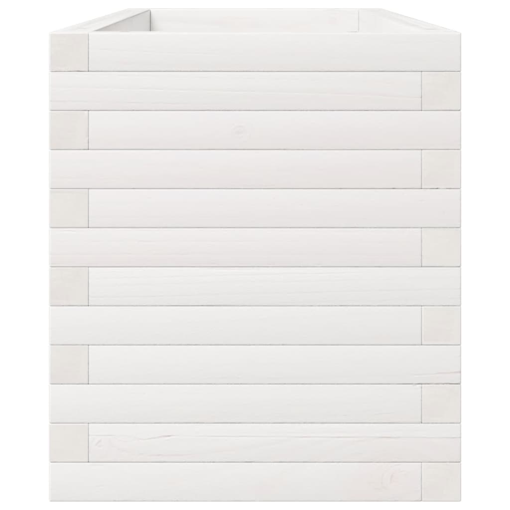 Jardinière en pin blanc massif 110x40x49,5 cm V6902 Vetonek