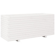 Jardinière en pin blanc massif 110x40x49,5 cm V6902 Vetonek