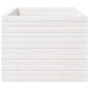 Jardinière en pin blanc massif 90x60x49,5 cm v6957 - Vetonek