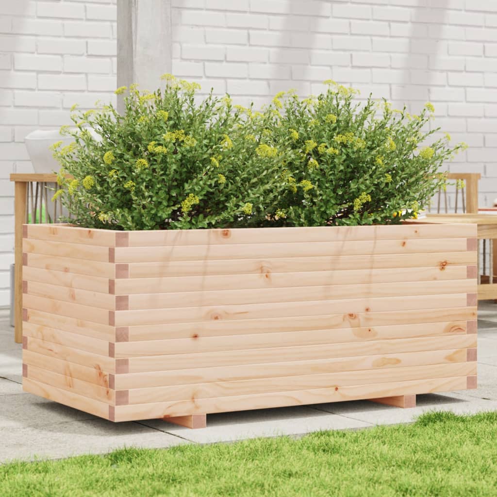 Vetonek Jardinera madera maciza de pino 110x60x49,5 cm