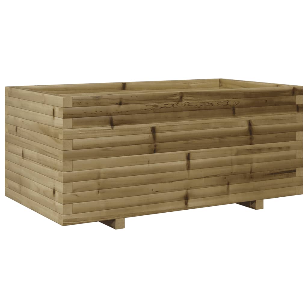 Jardinière en bois de pin imprégné Vetonek 110x60x49,5 cm
