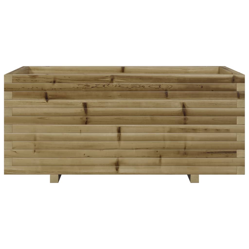 Jardinière en bois de pin imprégné 110x60x49,5 cm v7039 - Vetonek