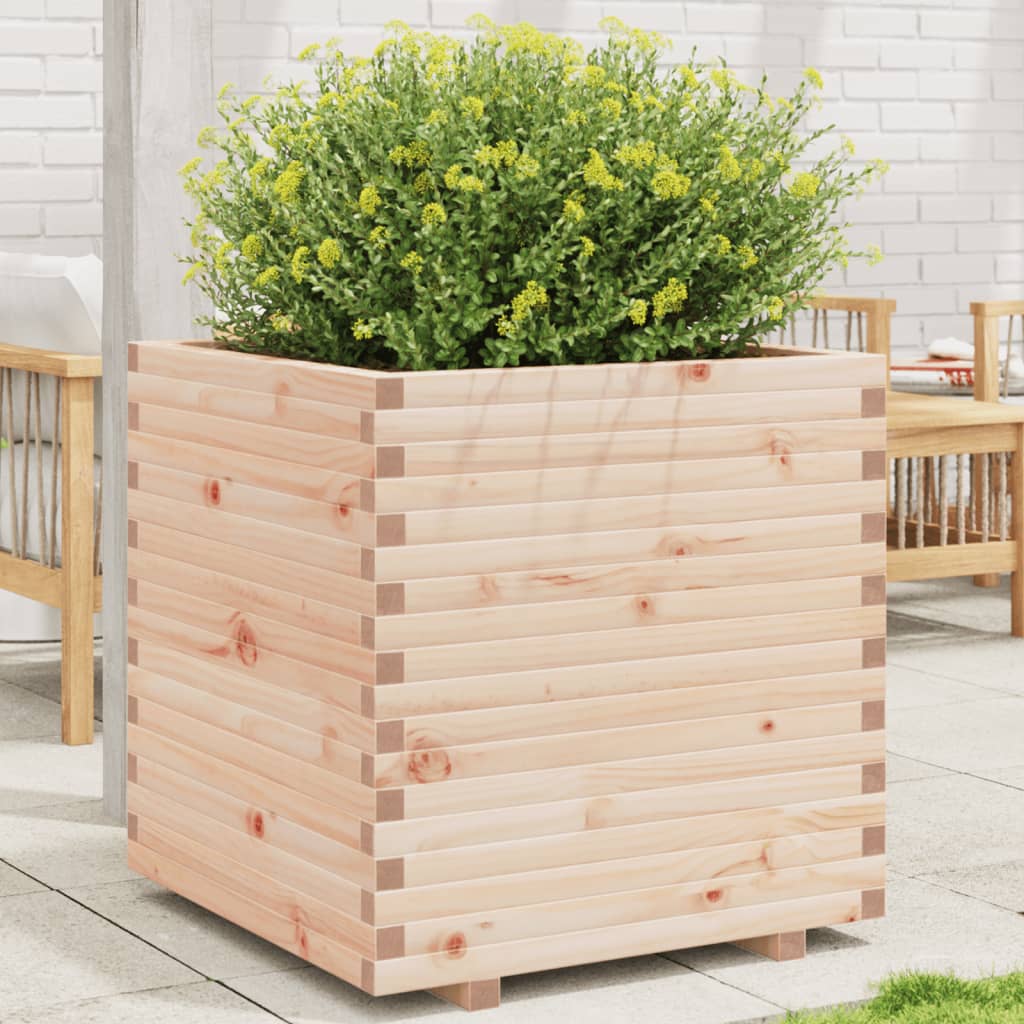 Vetonek Jardinera madera maciza de pino 70x70x72,5 cm