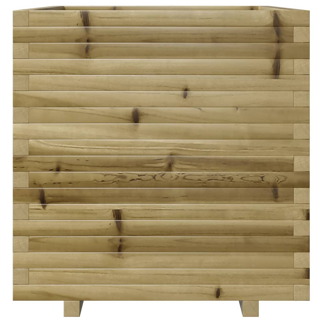 Jardinière en bois de pin imprégné 70x70x72,5 cm v7183 - Vetonek