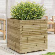 Jardinière en bois de pin imprégné 70x70x72,5 cm v7183 Vetonek