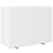 Vetonek Jardinière en bois de pin blanc massif 90x40x72,5 cm