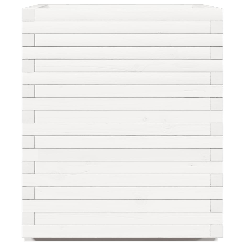 Jardinière en pin blanc massif 90x60x72,5 cm v7350 - Vetonek