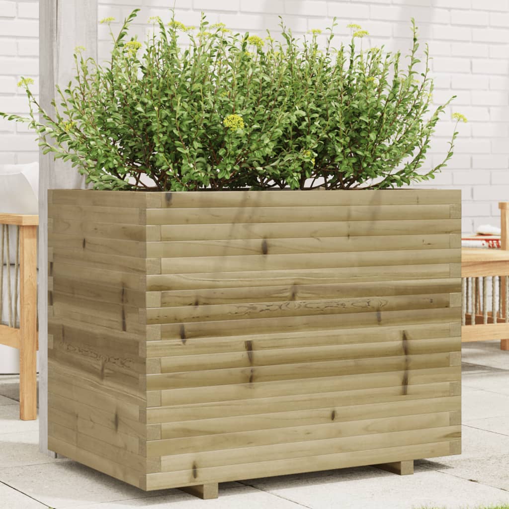 Vetonek Jardinera madera de pino impregnada 90x60x72,5 cm