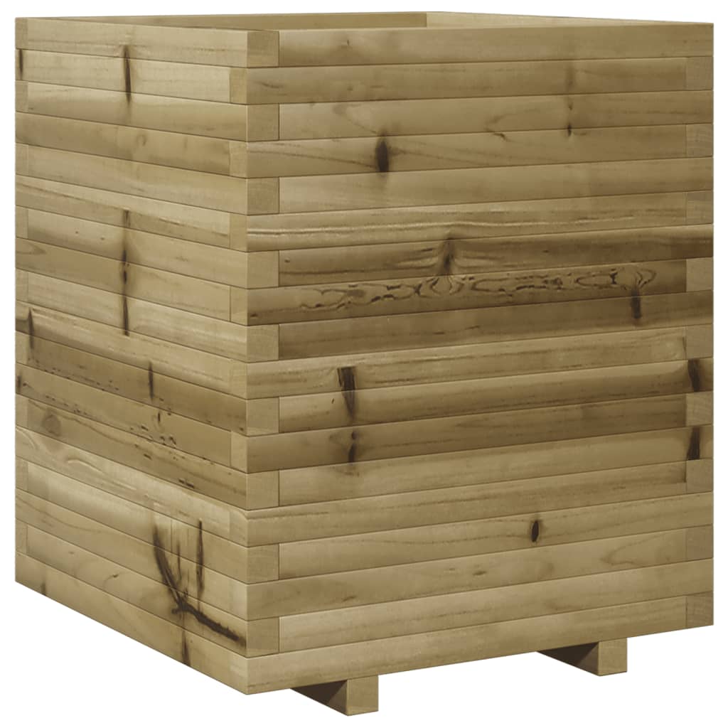 Jardinière en bois de pin imprégné Vetonek 60x60x72 cm
