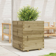 Jardinière en bois de pin imprégné 60x60x72 cm v7480 - Vetonek