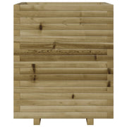 Jardinière en bois de pin imprégné 60x60x72 cm v7480 - Vetonek