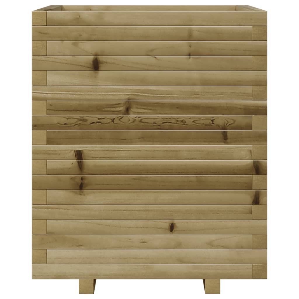 Jardinière en bois de pin imprégné 60x60x72 cm v7480 - Vetonek