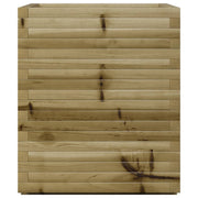 Jardinière en bois de pin imprégné 60x60x72 cm v7480 - Vetonek