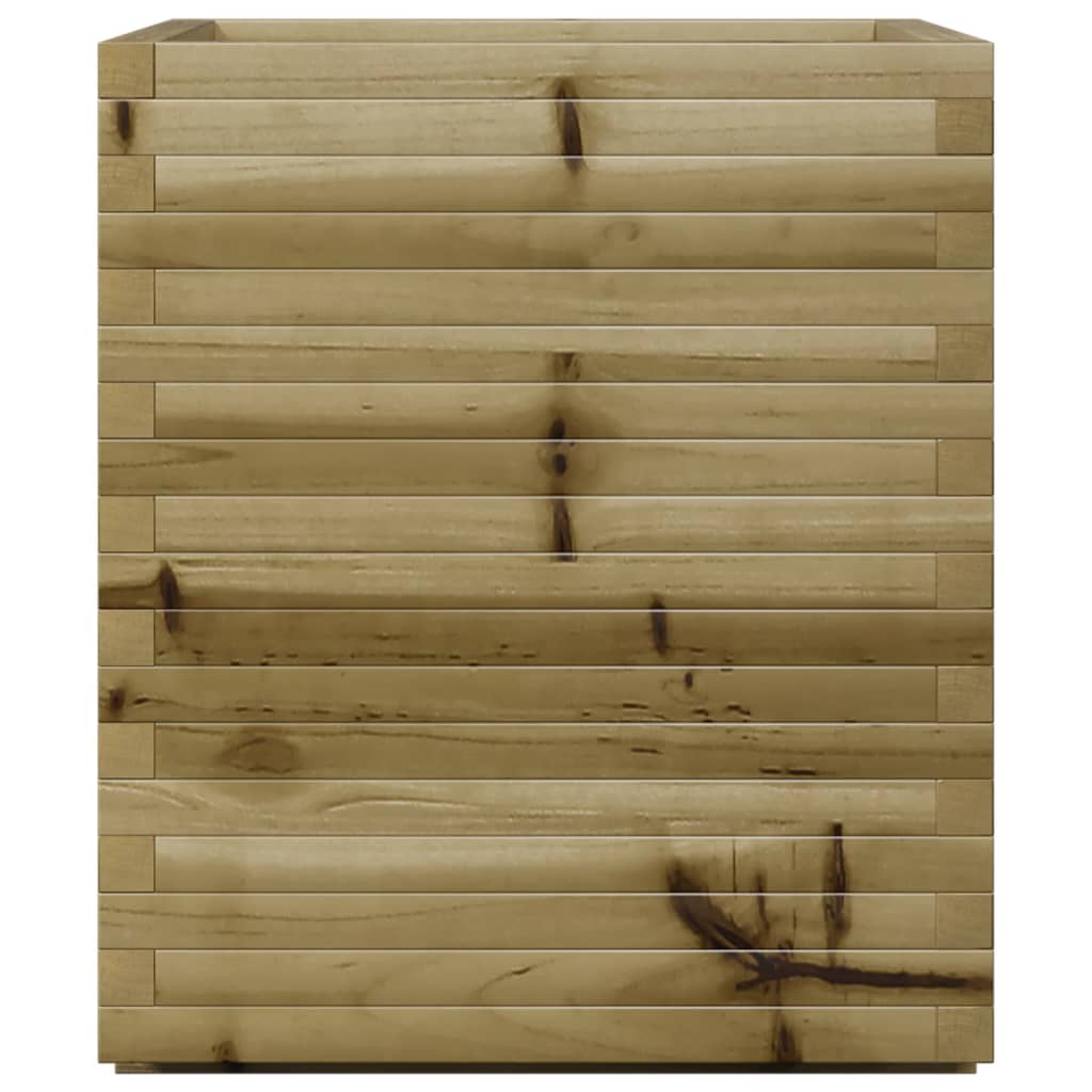 Jardinière en bois de pin imprégné 60x60x72 cm v7480 - Vetonek