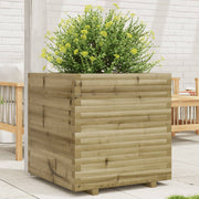 Jardinière en bois de pin imprégné 70x70x72 cm v7534 Vetonek
