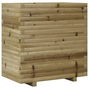 Jardinière en bois de pin imprégné Vetonek 70x40x72 cm