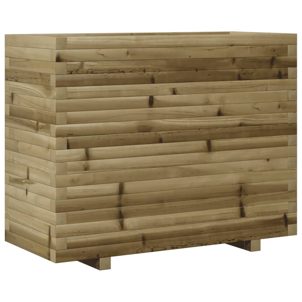 Jardinière en bois de pin imprégné Vetonek 90x40x72 cm