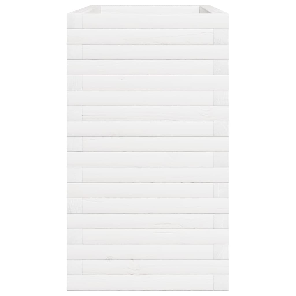 Jardinière en pin blanc massif 110x40x72 cm V7701 Vetonek