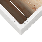 Jardinière en pin blanc massif 110x40x72 cm V7701 Vetonek
