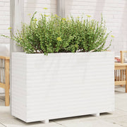 Jardinière en pin blanc massif 110x40x72 cm V7701 Vetonek