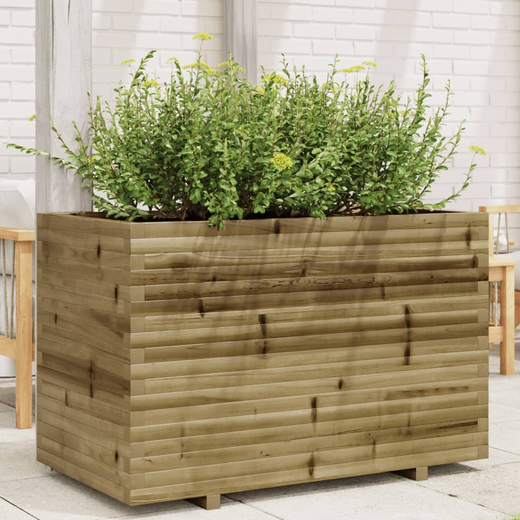 Jardinière en bois de pin imprégné 110x60x72 cm v7831 Vetonek