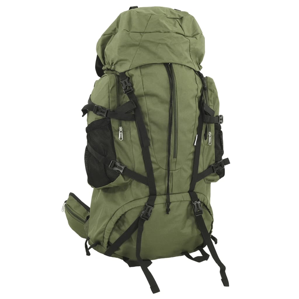 Vetonek Mochila de senderismo tela oxford verde militar 60 l