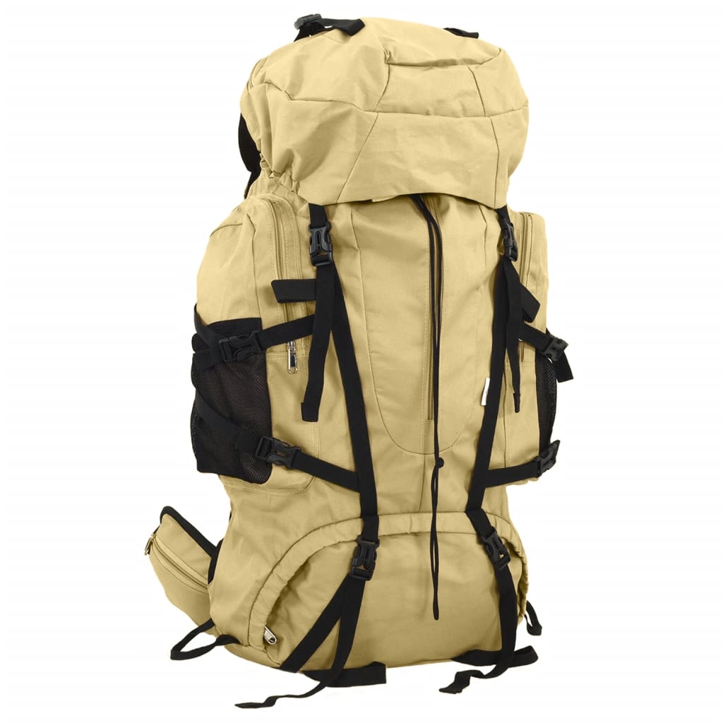 Vetonek Mochila de senderismo tela oxford caqui 60 l