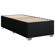 Estructura de cama sin colchón tela negro 90x190 cm v3205 - Vetonek