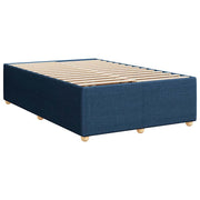 Cama box spring con colchón tela azul 120x190 cm V5768 Vetonek