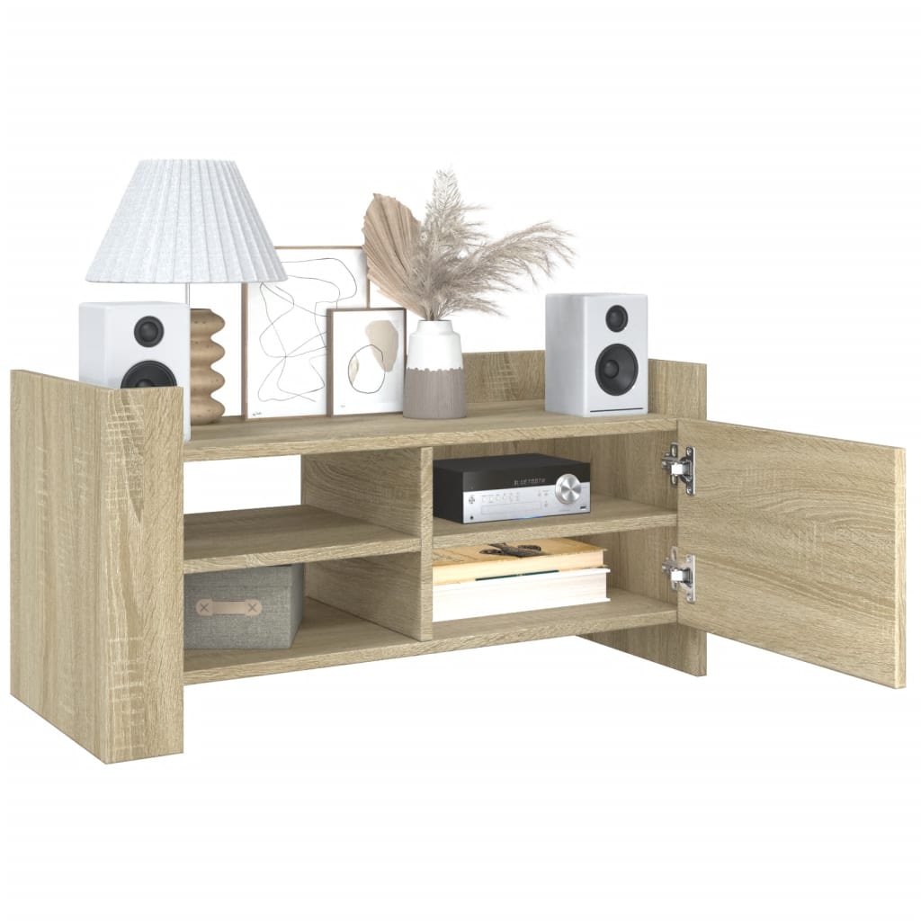 Mueble de TV madera sintetizada Nexus roble 80x35x40 cm