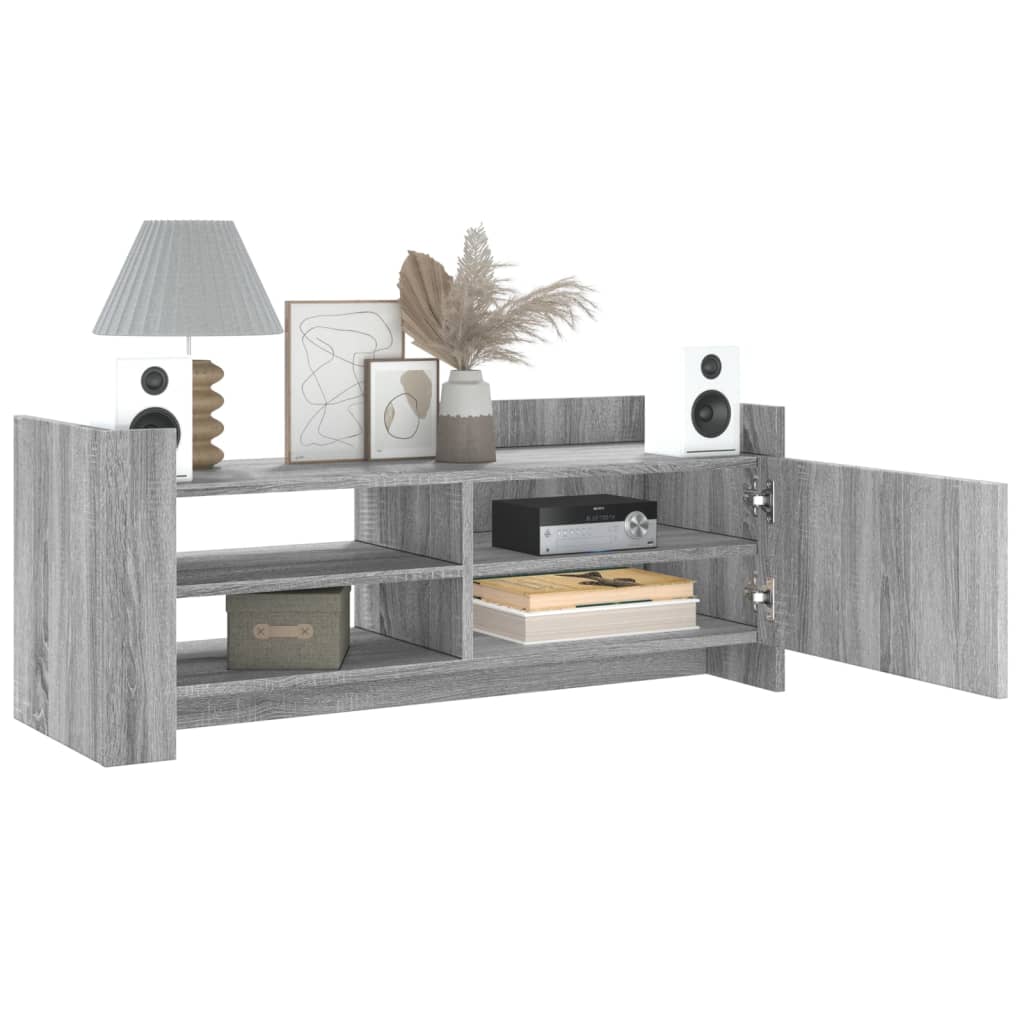 Mobili tv Plywood grigio Sonoma 100x35x40 cm