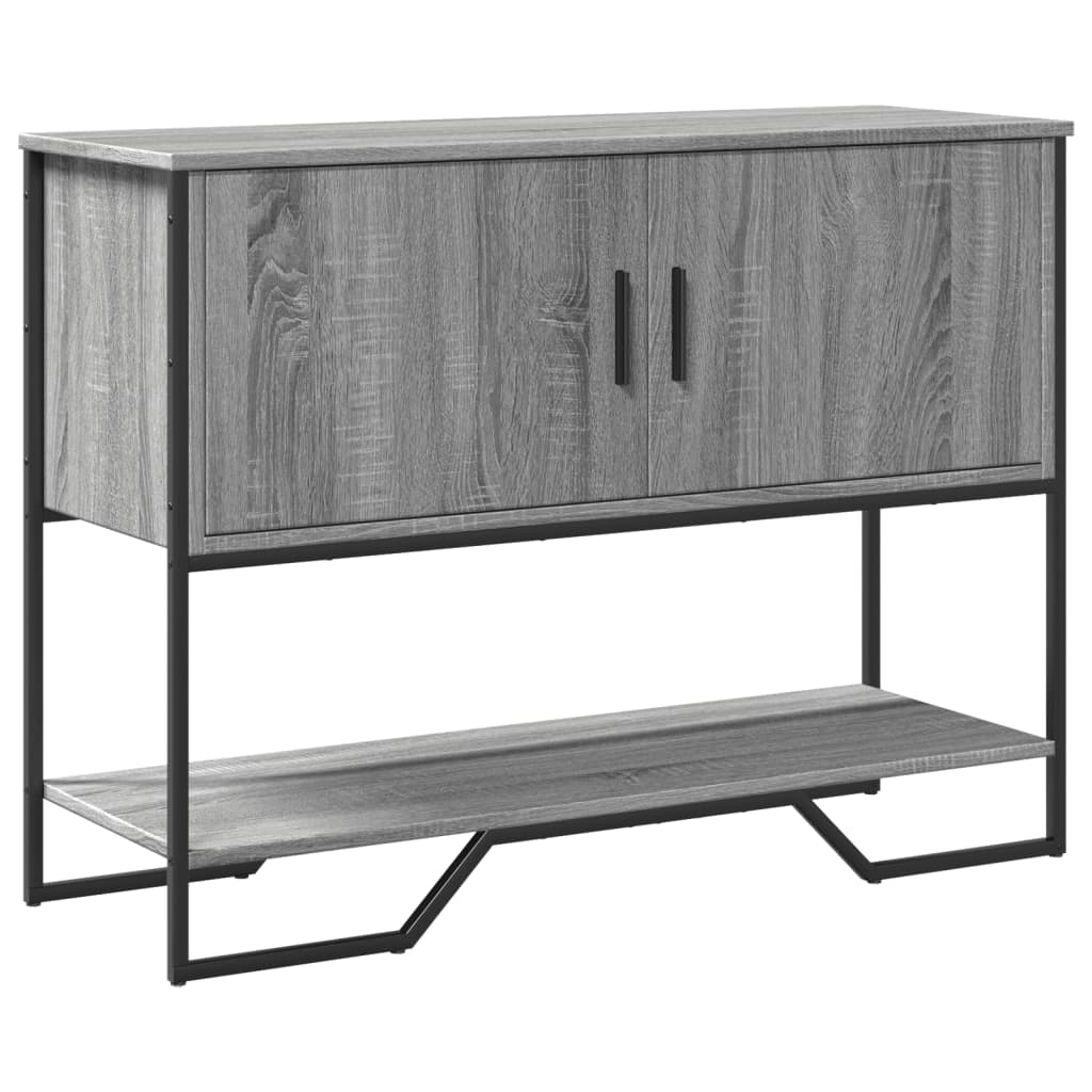 Vetonek Mesa consola madera de ingeniería gris Sonoma 100x35x74,5 cm