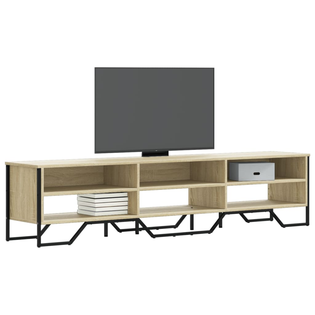 Vetonek Mueble de TV madera de ingeniería roble Sonoma 180x34x41 cm