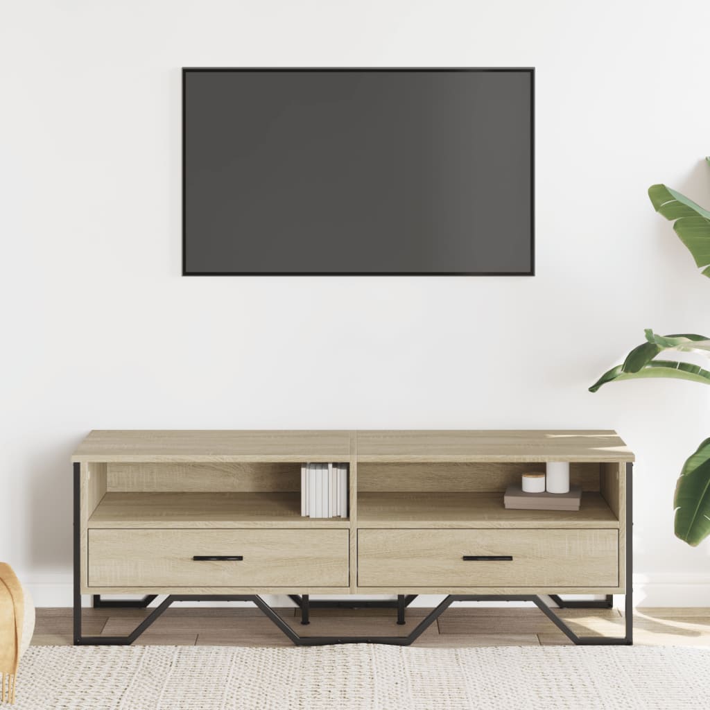 TV furniture engineering wood Sonoma 122x34x41 cm