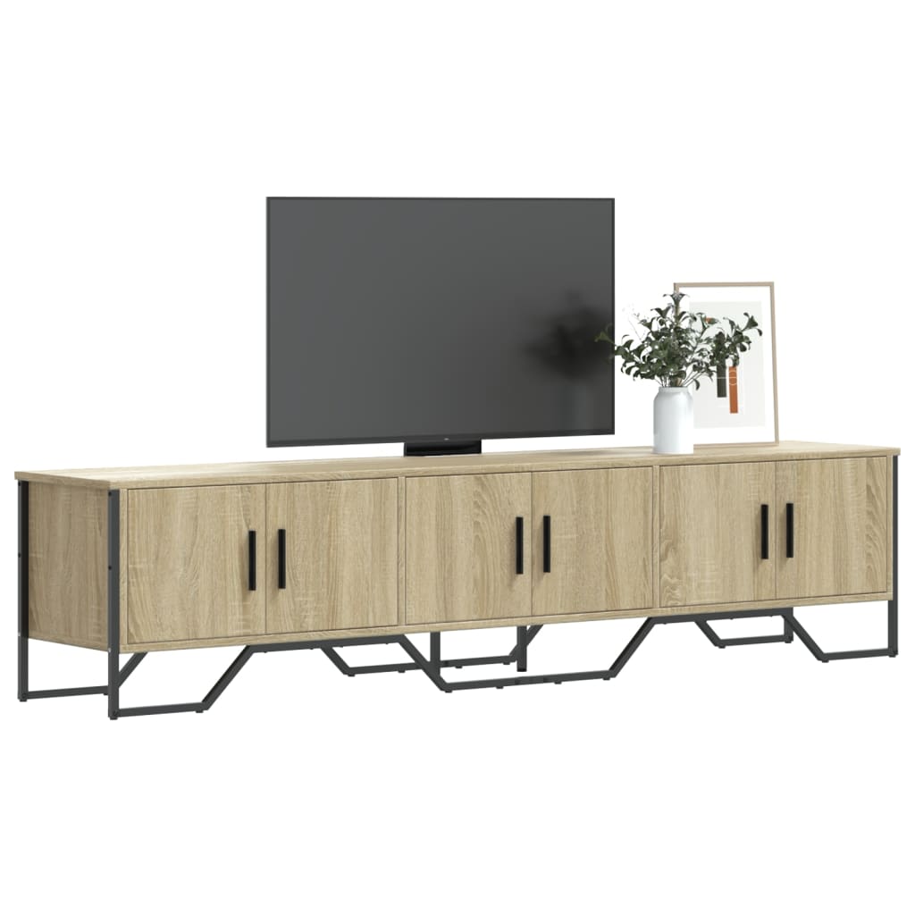 Vetonek Mueble de TV madera de ingeniería roble Sonoma 180x34x41 cm