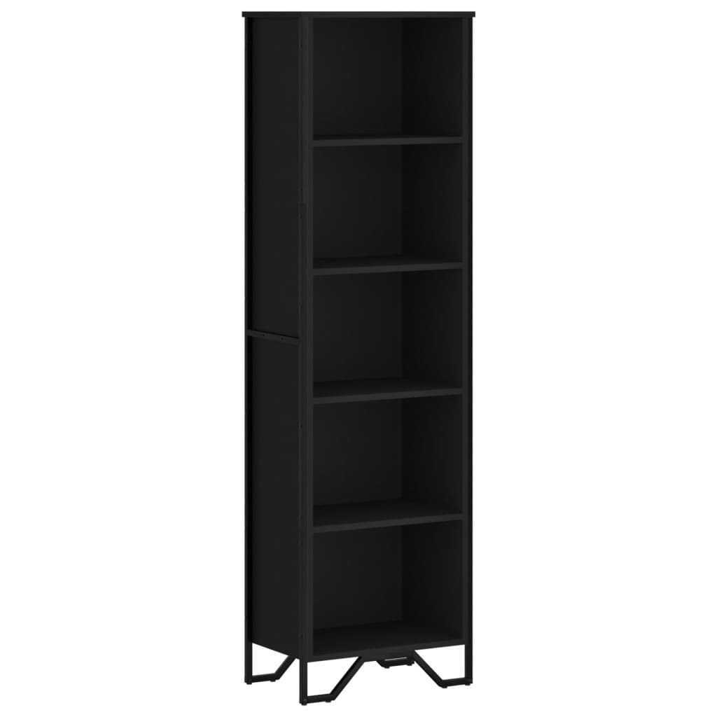 50x31x169 cm black engineering wood shelf