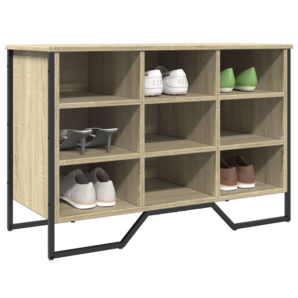 Vetonek Zapatero de madera de ingeniería roble Sonoma 90x38x61,5 cm