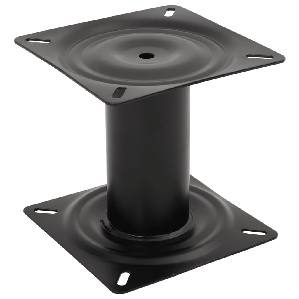 Vetonek Pedestal para asiento de barco acero negro 18 cm