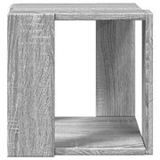 Mesa de centro madera de ingeniería gris Sonoma 32x32x30 cm V5706 Vetonek
