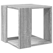 Mesa de centro madera de ingeniería gris Sonoma 32x32x30 cm V5706 Vetonek