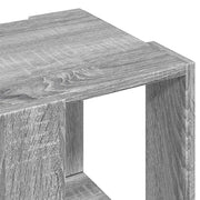Mesa de centro madera de ingeniería gris Sonoma 32x32x30 cm V5706 Vetonek
