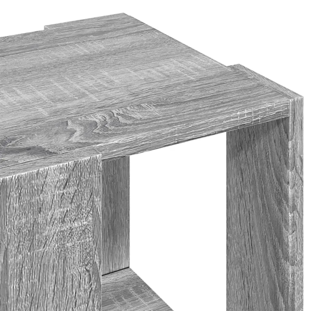 Mesa de centro madera de ingeniería gris Sonoma 32x32x30 cm V5706 Vetonek