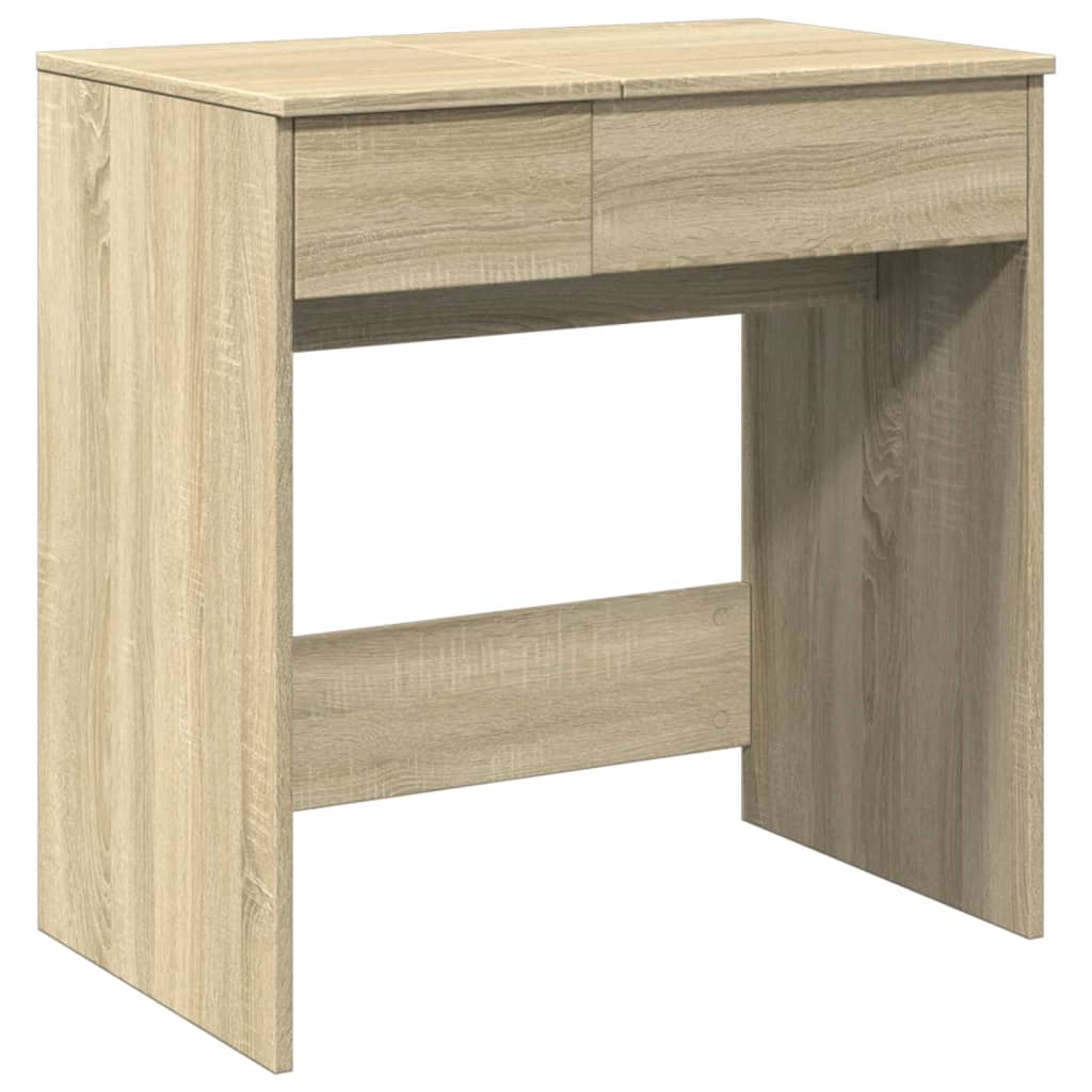 Sonoma Oak Mirror Mesa de penteado 73x46,5x120 cm