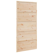 Vetonek Puerta de granero madera maciza de pino 100x208 cm