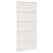 Vetonek Puerta de granero madera maciza pino blanca 100x208 cm