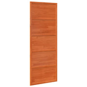 Vetonek Puerta de granero madera maciza pino marrón miel 80x208 cm