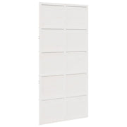 Vetonek Puerta de granero madera maciza pino blanca 100x208 cm