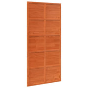 Vetonek Puerta de granero madera maciza pino marrón miel 100x208 cm